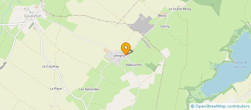 localisation de l'entreprise EURL CLAIN PHILIPPE  GIVARDON