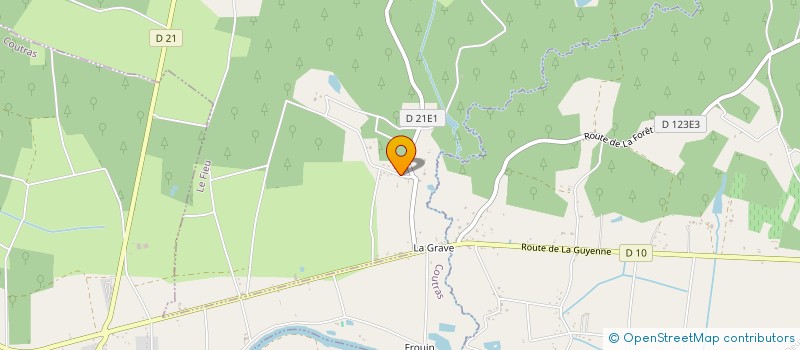 localisation de l'entreprise EURL CLAIR SOLEIL  LE FIEU