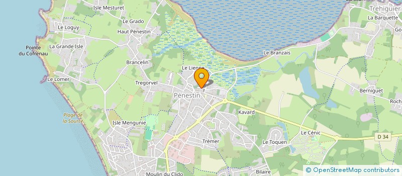 localisation de l'entreprise EURL CLAIRE GALLIC  PENESTIN