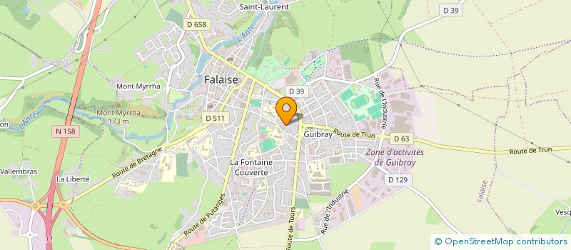 localisation de l'entreprise EURL.CLARA  FALAISE