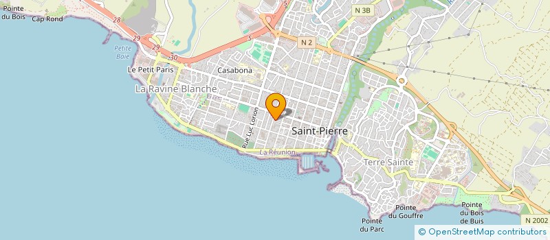 localisation de l'entreprise EURL CLARA à SAINT-PIERRE