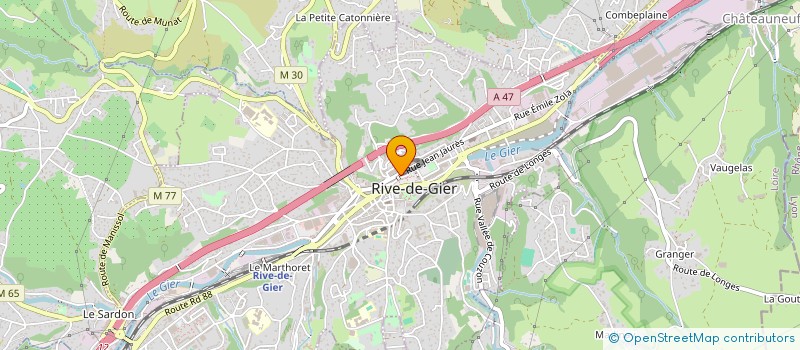 localisation de l'entreprise EURL CLARA TRADITION à RIVE-DE-GIER