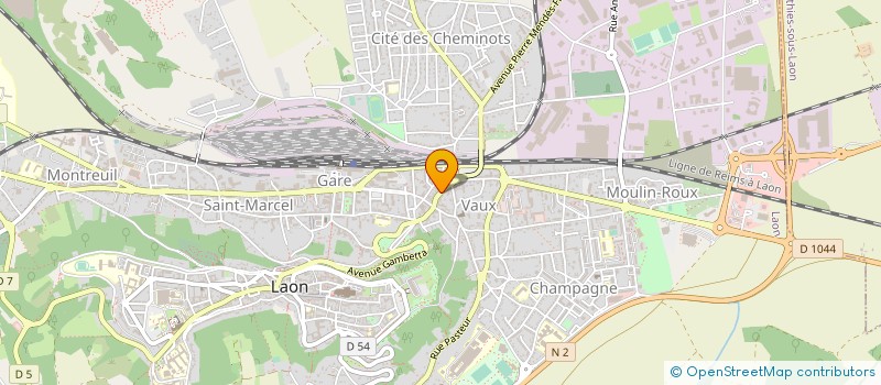 localisation de l'entreprise EURL CLARISSE à LAON