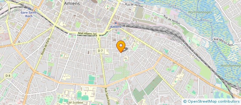 localisation de l'entreprise EURL CLAUDE GRIMAUD à AMIENS