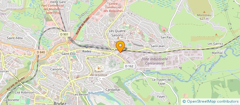 localisation de l'entreprise EURL CLEAN SERVICES A LA PERSONNE à RODEZ