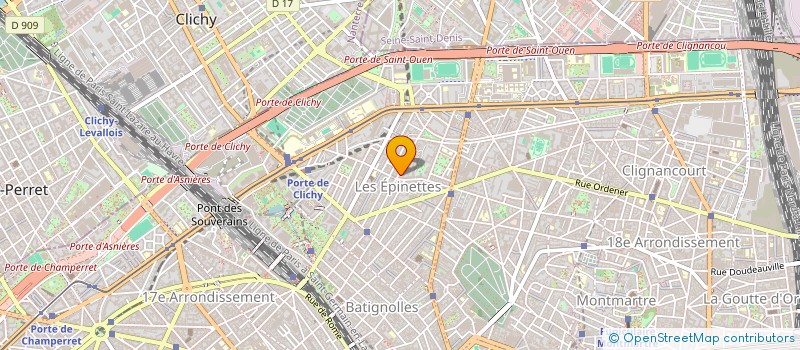 localisation de l'entreprise EURL CLEMENT  PARIS