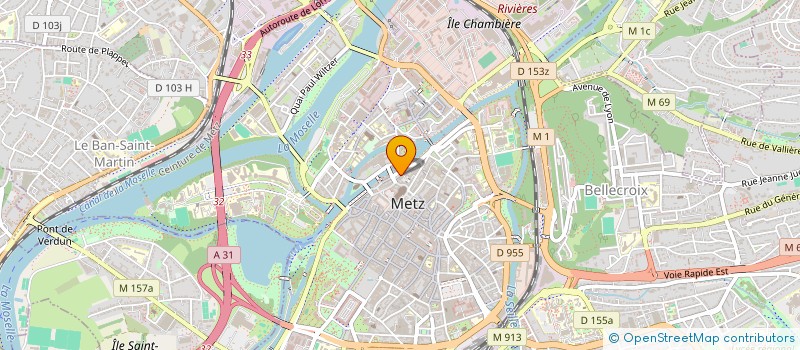 localisation de l'entreprise EURL CLEO ESTHETIQUE METZ à METZ