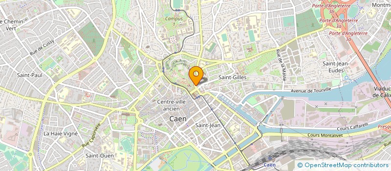 localisation de l'entreprise EURL CLM IMMO à CAEN