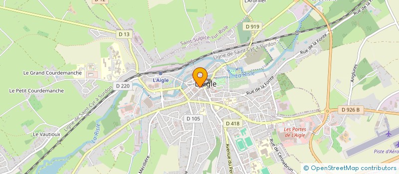 localisation de l'entreprise EURL CLOCHES ET SABOTS à L AIGLE