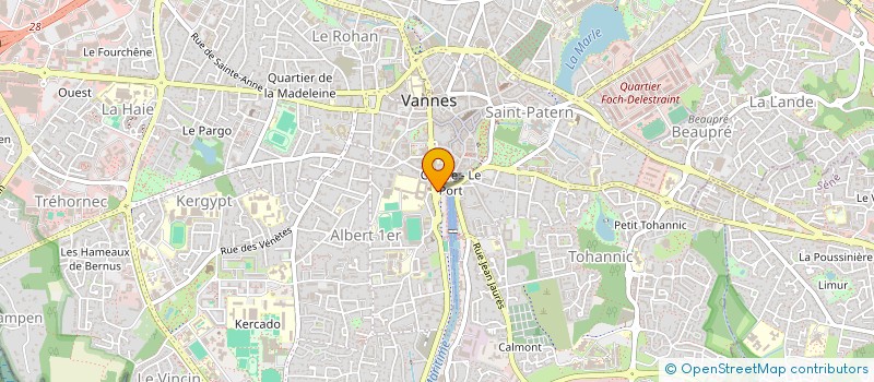 localisation de l'entreprise EURL CLOISONS SECHES VANNETAISES à VANNES