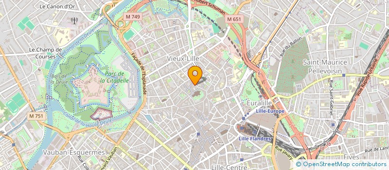 localisation de l'entreprise EURL CLUB DE LA MONNAIE  LILLE