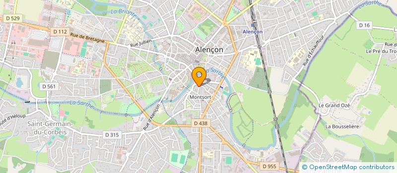 localisation de l'entreprise EURL CMB à ALENCON