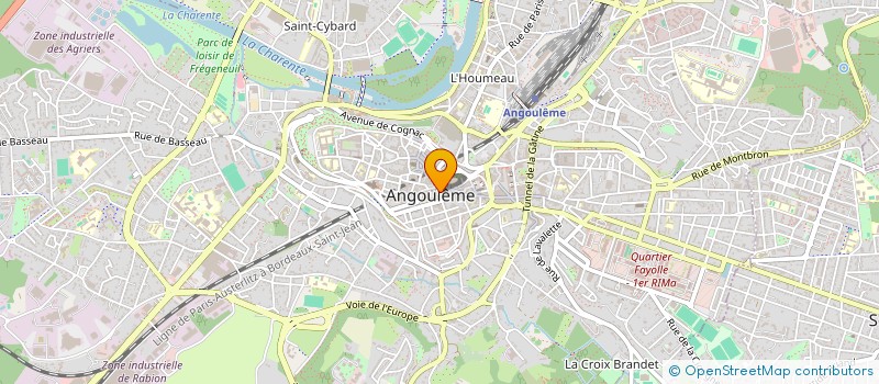 localisation de l'entreprise EURL COAXE à ANGOULEME