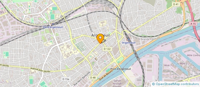 localisation de l'entreprise EURL COBLENCE à ARGENTEUIL