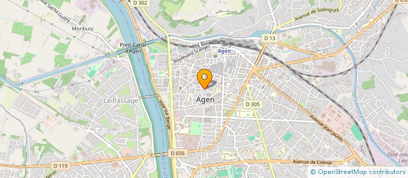 localisation de l'entreprise EURL CODINA  AGEN