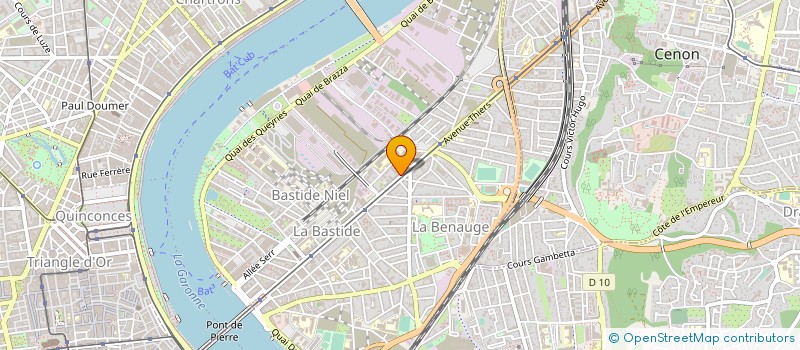 localisation de l'entreprise EURL COIFFURE LE ROUZIC  BORDEAUX