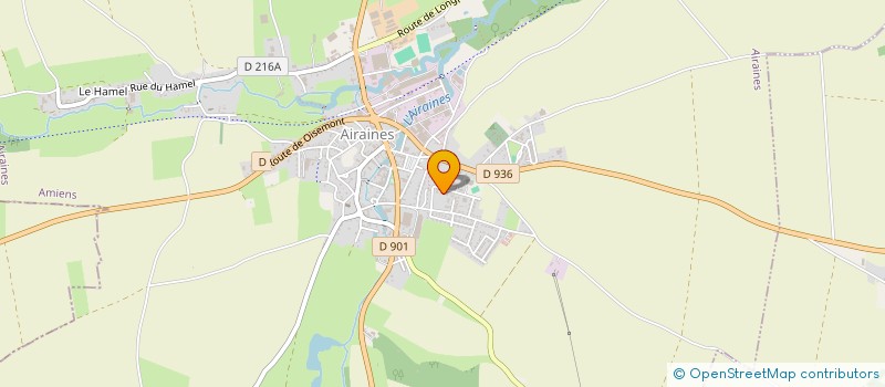localisation de l'entreprise EURL COLSON à AIRAINES