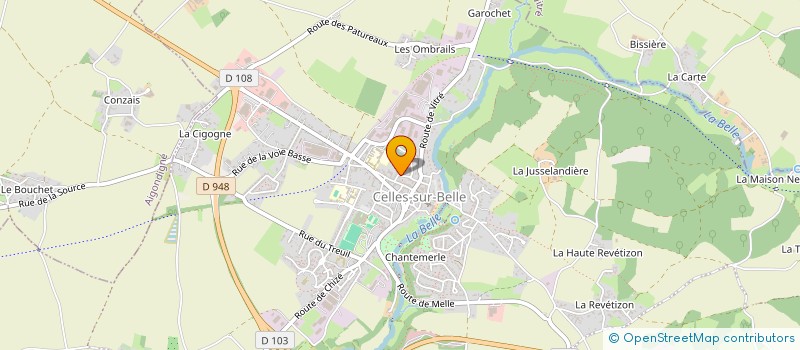 localisation de l'entreprise EURL  COM'SPORTEVENT  BEAUSSAIS-VITRE