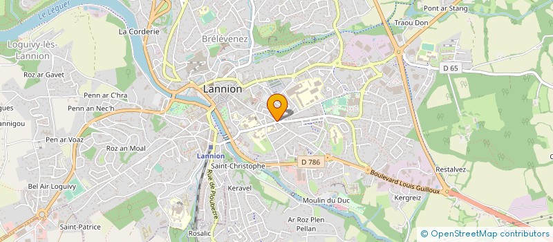 localisation de l'entreprise EURL COMBIER PROMOTION IMMOBILIERE  LANNION