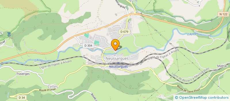 localisation de l'entreprise EURL COMPTOIR DES BOIS DU LIVRADOIS à NEUSSARGUES EN PINATELLE