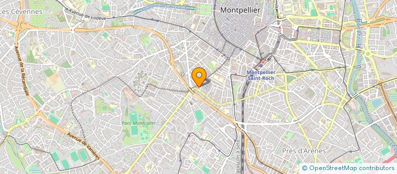 localisation de l'entreprise EURL CONCEPT BAT SUD à MONTPELLIER