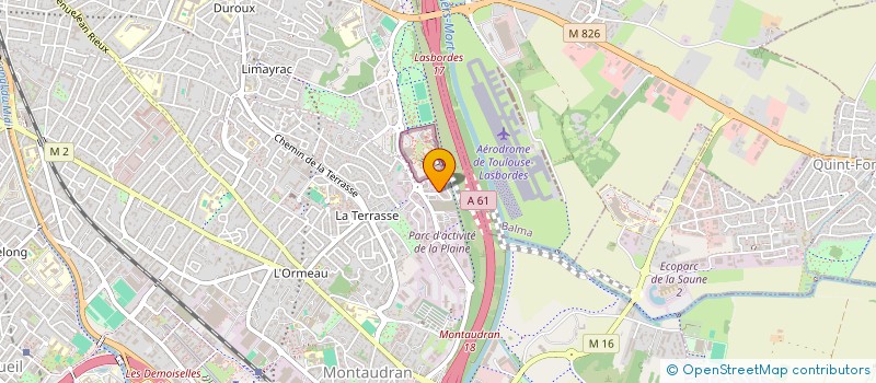 localisation de l'entreprise EURL CONCEPT BATI  TOULOUSE