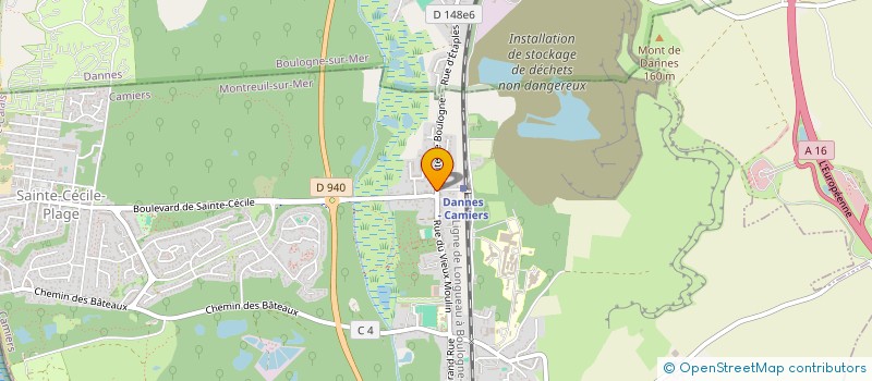 localisation de l'entreprise EURL CONCEPT OPALE BOIS  CAMIERS