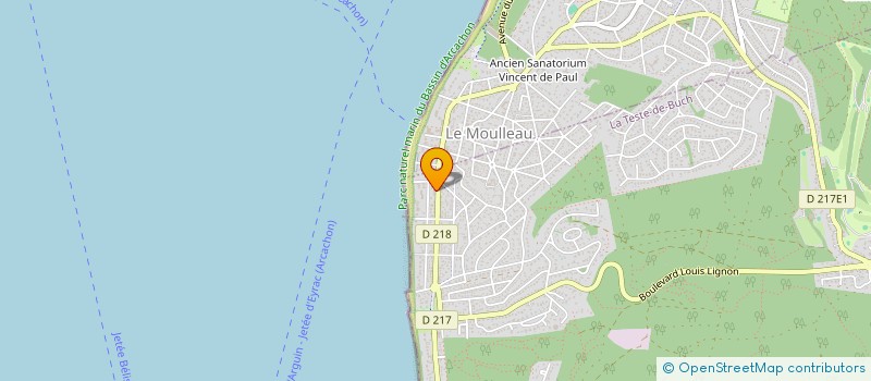 localisation de l'entreprise EURL CONCEPT-RENOV à LA TESTE-DE-BUCH