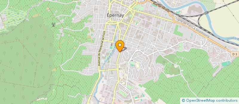 localisation de l'entreprise EURL CONCIERGERIE CHAMPENOISE  EPERNAY