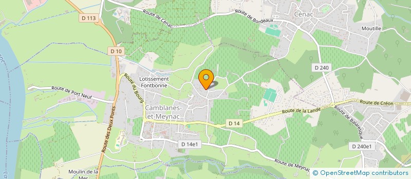 localisation de l'entreprise EURL CONDUITE SURE  CAMBLANES-ET-MEYNAC