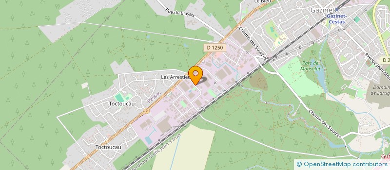 localisation de l'entreprise EURL CONJAT à CESTAS