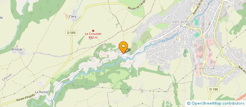 localisation de l'entreprise EURL CONNAISSANCES ET METHODE à VALS-PRES-LE-PUY