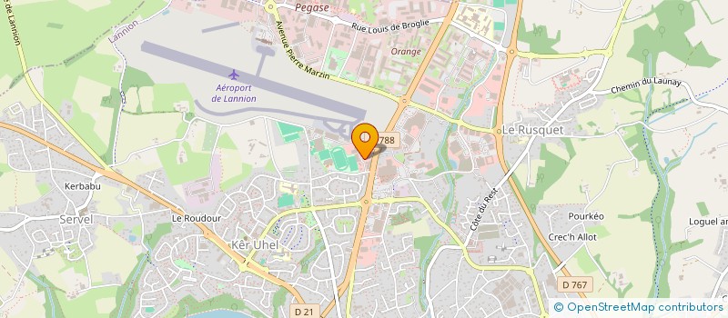 localisation de l'entreprise EURL CONNAN JJ à LANNION