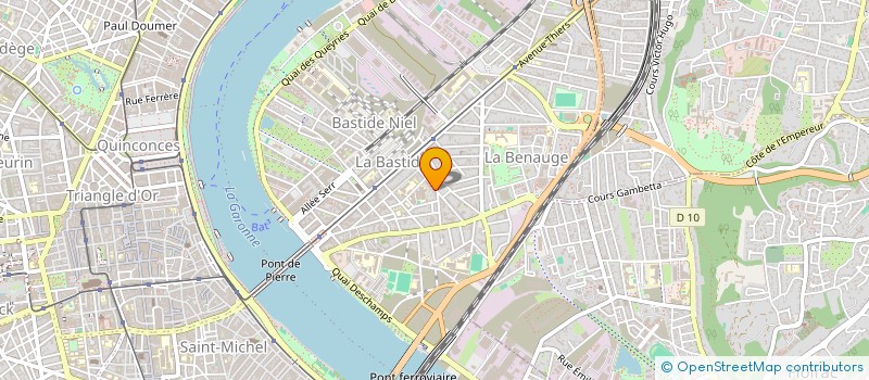 localisation de l'entreprise EURL CONSO 33 à BORDEAUX