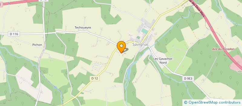 localisation de l'entreprise EURL CONSTANS à SAVIGNAC