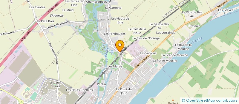 localisation de l'entreprise EURL CONSTANS à MEUNG-SUR-LOIRE
