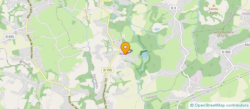 localisation de l'entreprise EURL CONSULTING COTE BASQUE  CCB  ARCANGUES