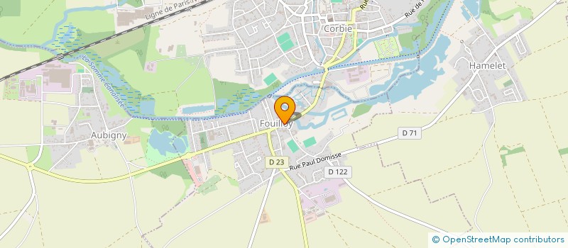 localisation de l'entreprise EURL CONTROLE TECHNIQUE DE LA MAIRIE à FOUILLOY