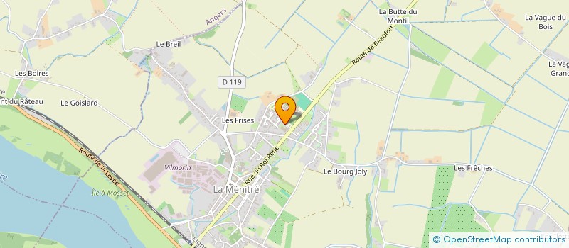 localisation de l'entreprise EURL CONTROLE TECHNIQUE DU VAL DE LOIRE à LA MENITRE
