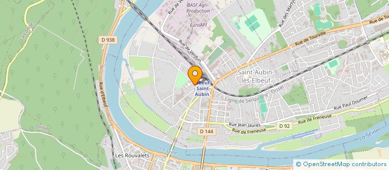 localisation de l'entreprise EURL COQUEREL ALEXANDRE  SAINT-AUBIN-LES-ELBEUF