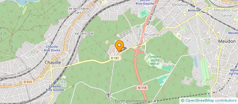 localisation de l'entreprise EURL CORAPHED à SEVRES