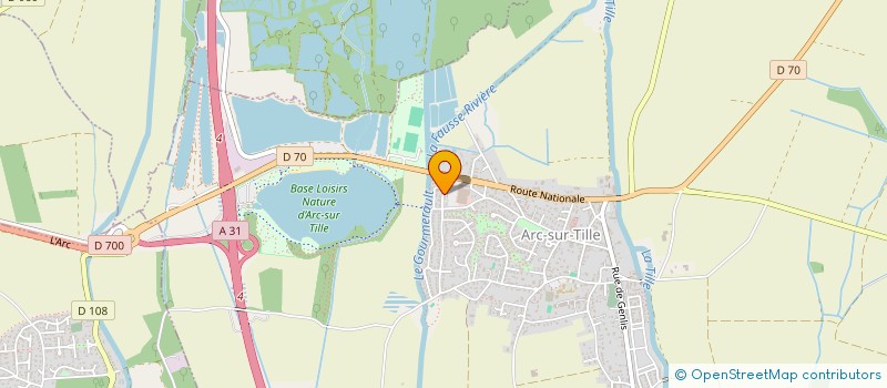 localisation de l'entreprise EURL CORDONNERIE CLES MINUTE  ARC-SUR-TILLE