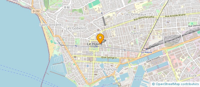 localisation de l'entreprise EURL CORDONNERIE EXPRESS à LE HAVRE