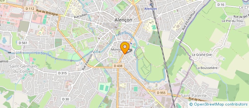localisation de l'entreprise EURL COREBAT à ALENCON