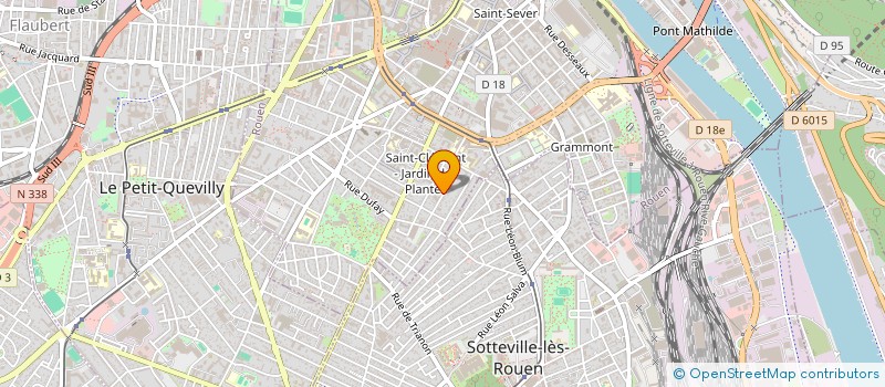 localisation de l'entreprise EURL CORINNE THOS  ROUEN