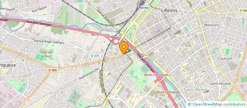 localisation de l'entreprise EURL CORNU-MYCE à REIMS