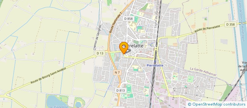 localisation de l'entreprise EURL CORPOR'ELLES à PIERRELATTE