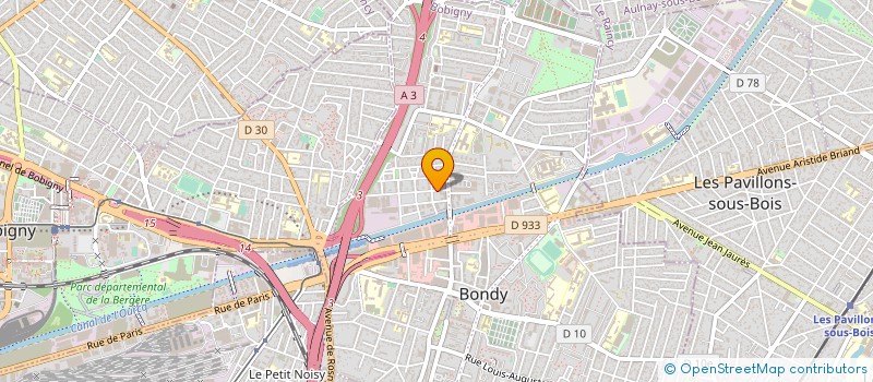 localisation de l'entreprise EURL CORREIA DE FREITAS à BONDY