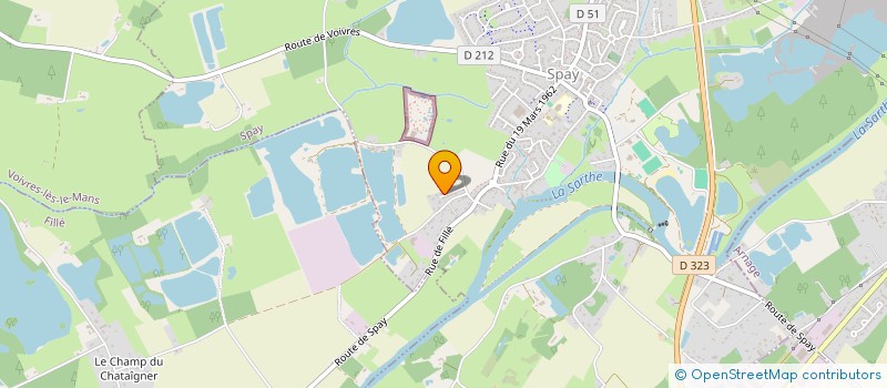 localisation de l'entreprise EURL CORVASIER à SPAY