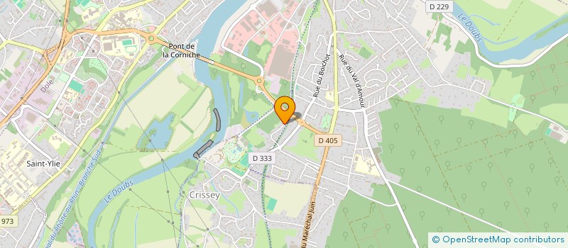 localisation de l'entreprise EURL COSNE ELECTRICITE à DOLE